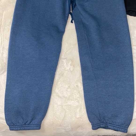 VICTORIA’s SECREt PINK 2007 Blue Sweatpants Gold Cream Patch Logo Back MEDIUM - Picture 15 of 16
